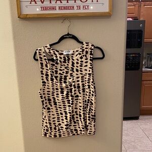 LNA Animal Print Tank Top